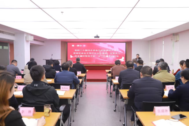 省城建总院党委召开学习贯彻党的二十届四中全会精神宣讲报告会